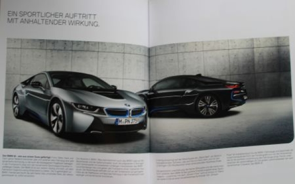 BMW i8 Modelprogram 2016 Carbrochure (9182)
